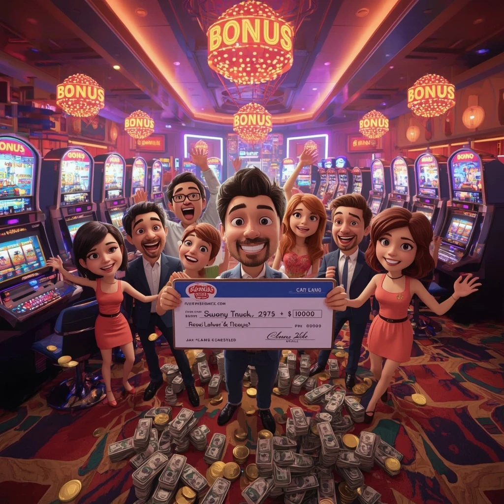 bonus dans les mains d'un homme au casino HERMES CASINO